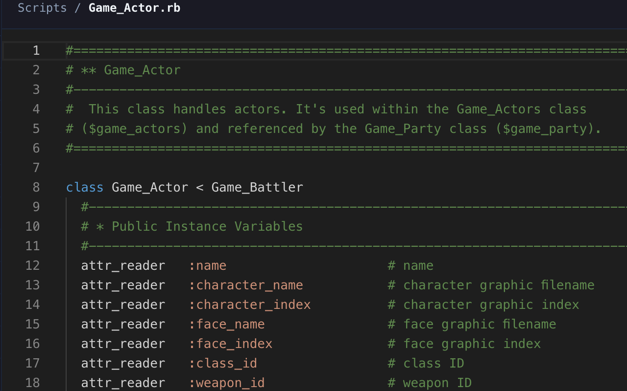 Powerful script editor